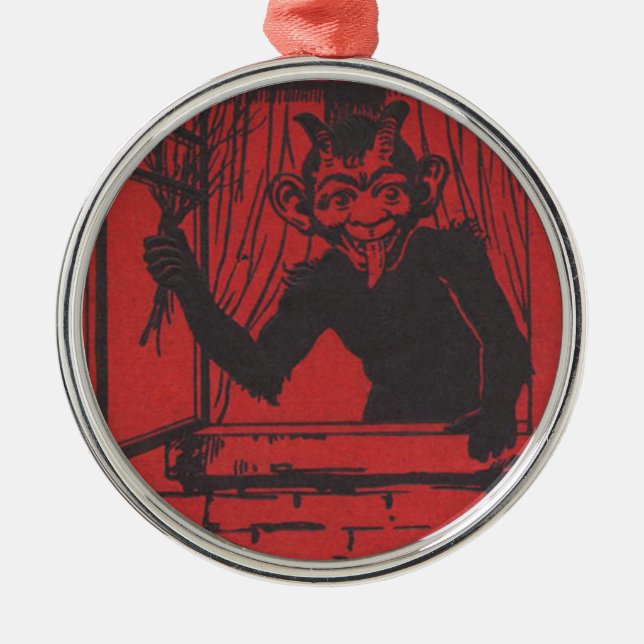Krampus Metal Ornament (Front)