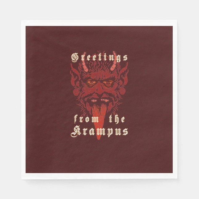 Krampus Napkins (Front)