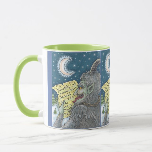KRAMPUS NAUGHTY LIST Christmas MUG Combo Customize (Left)