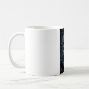 Krampus Nordic Runic Frame Dark Gothic Christmas Coffee Mug