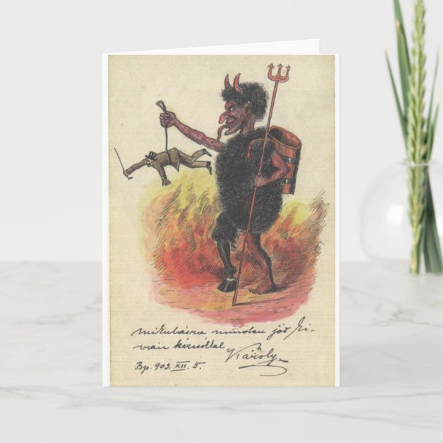 Krampus Note Card (Front)