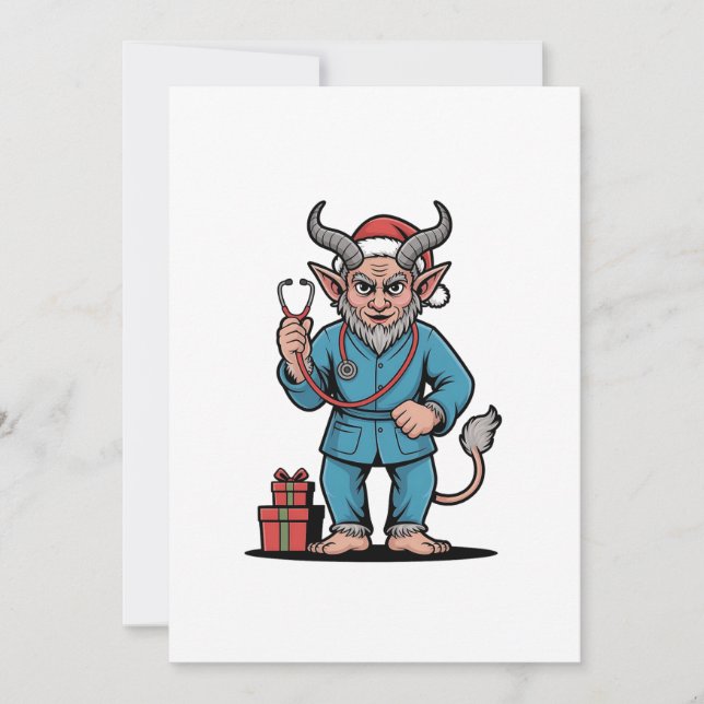 Krampus Nurse Christmas Evil Xmas  (Front)