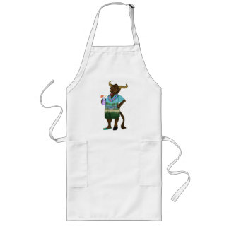 Krampus on Vacation Apron