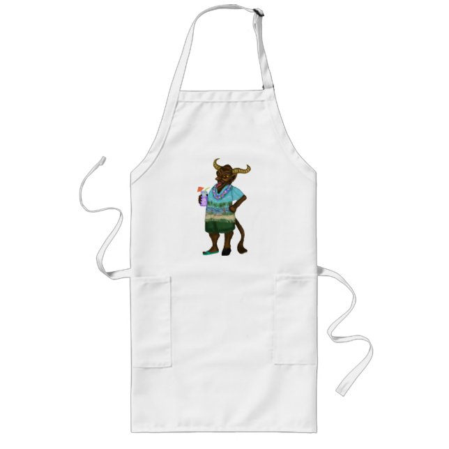 Krampus on Vacation Apron (Front)