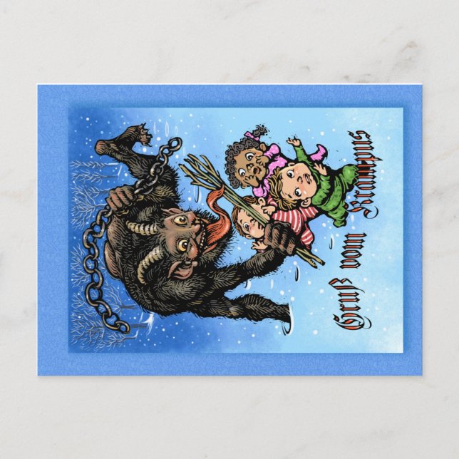 Krampus Postcard (Front)