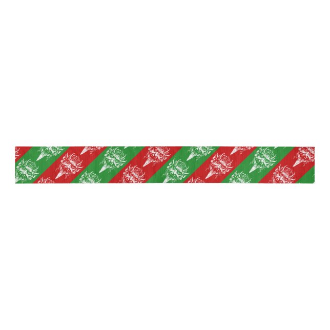 Krampus ribbon grosgrain ribbon (Front)
