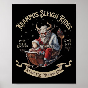 Krampus Sleigh Rides  Poster