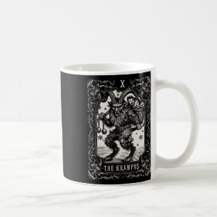Krampus Tarot Card Design Christmas Season Evil Pa Coffee Mug