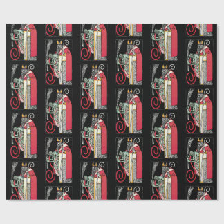 Krampus und Nikolo Wrapping Paper