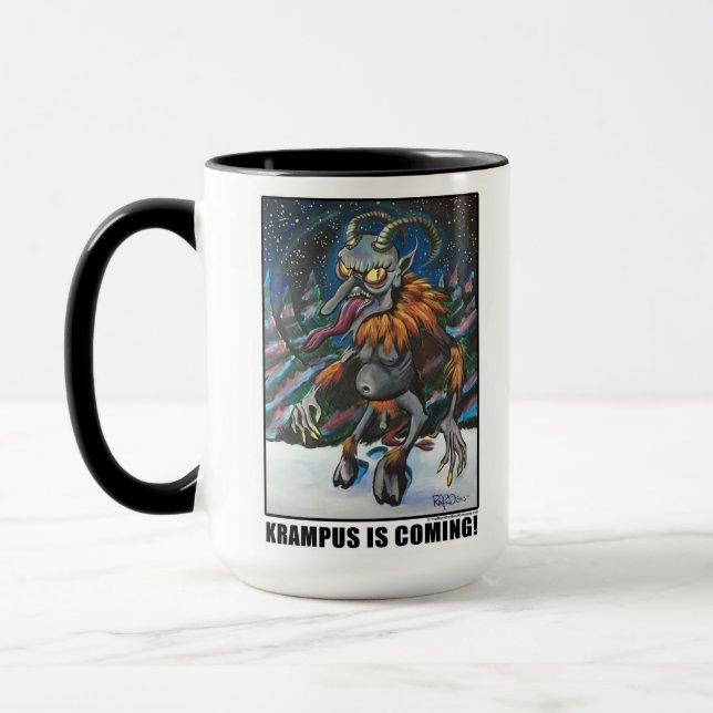 KRAMPUS VIENT ! Tasse (Gauche)