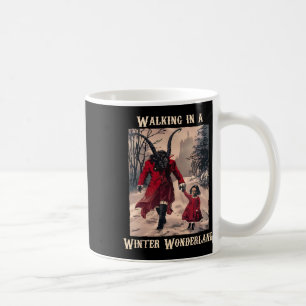 Krampus Winter Wonderland Gothic Christmas Design Coffee Mug