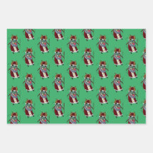 Krampus Wrapping Paper