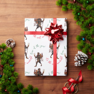 Krampus Wrapping Paper