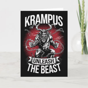 Krampusnacht Christmas Monster Krampus Lover Festi Card