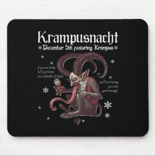 Krampusnacht Christmas Monster Krampus Lover Festi Mouse Pad
