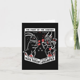 Krampusnacht Gruss Von Krampus Krampus Vs Black Ph Card
