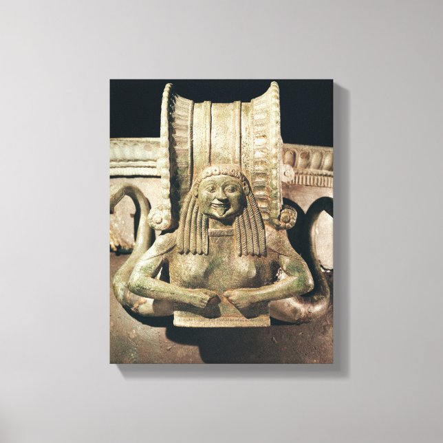 Krater, detail of the handle canvas print (Front)