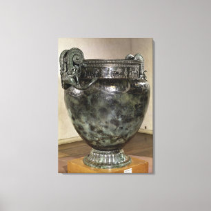 Krater, from the Tomb of a Princess of Vix Canvas Print