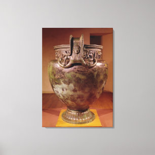 Krater, from the Tomb of a Princess of Vix Canvas Print