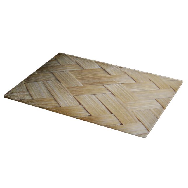 Kratip Thai Lao Isan Bamboo Rice Basket Cutting Board (Corner)