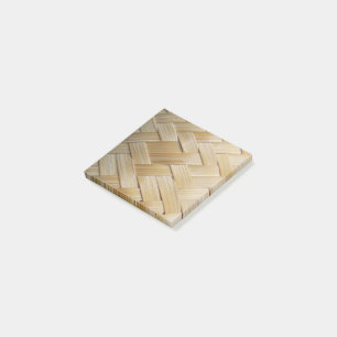 Kratip Thai Lao Isan Bamboo Rice Basket Post-it Notes