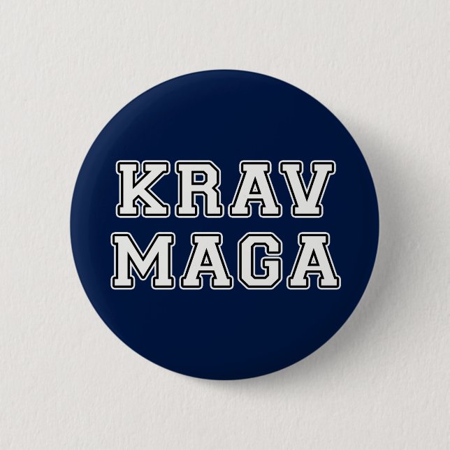 Krav Maga 2 Inch Round Button (Front)