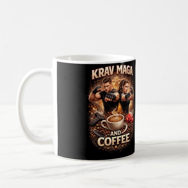 Krav Maga and Coffee Mug (Left)