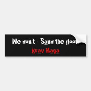 Krav Maga Bumper Sticker