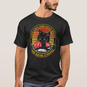 Krav Maga Cat Martial Arts Israel Defence Forces T-Shirt