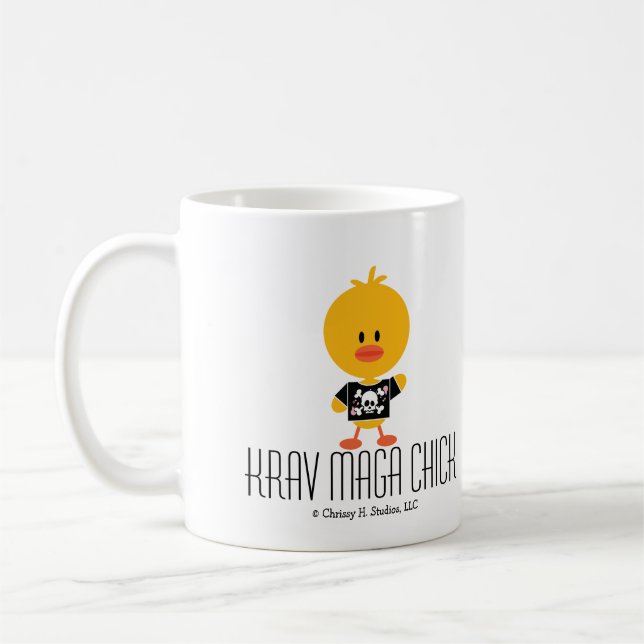 KRAV MAGA CHICK COFFEE MUG (Left)