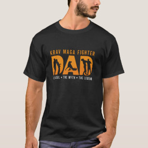Krav Maga Fighter Dad The Idol Martial Art Krav Ma T-Shirt