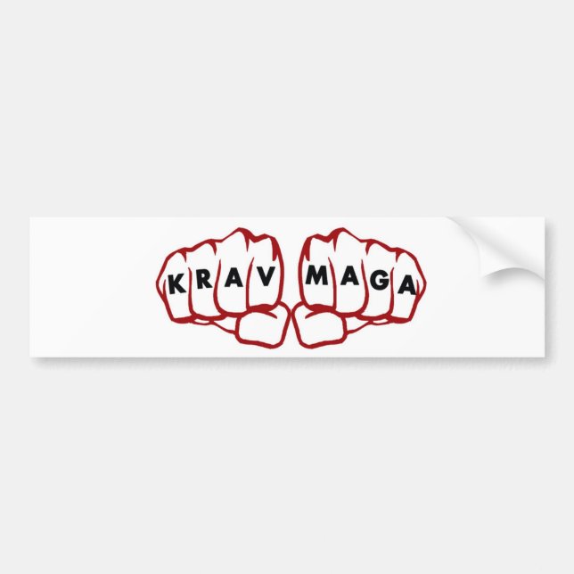 krav Maga fists Bumper Sticker (Front)