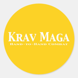 Krav Maga Gifts Classic Round Sticker