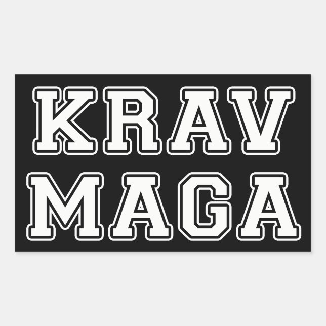 Krav Maga Sticker (Front)