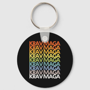 Krav Mega Self Defense Training Martial Arts Fitne Keychain