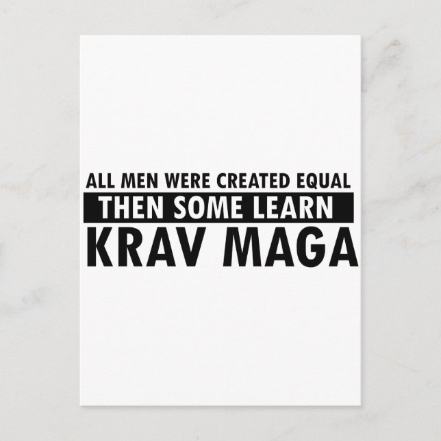 Krava maga designs postcard (Front)