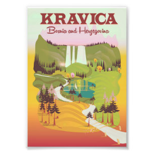 Kravica Waterfalls Bosnia and Herzegovina Photo Print