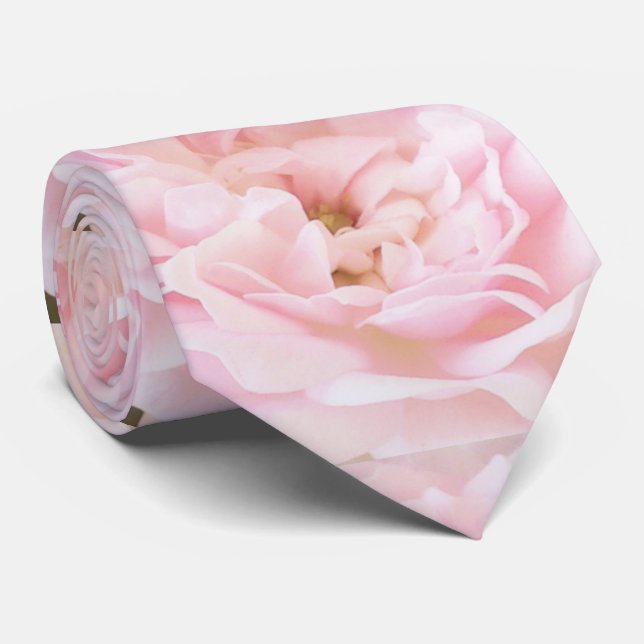 Krawatte "Romantic Rose" - DesignDElia, Schweiz Tie (Rolled)
