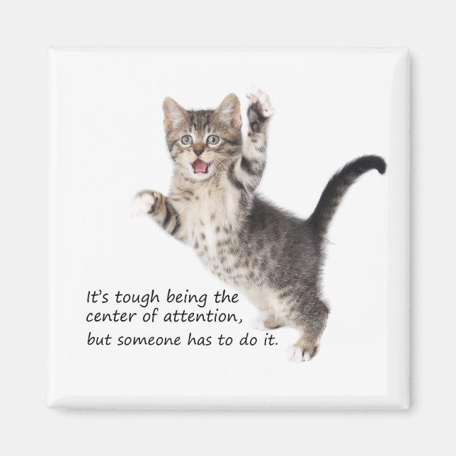 Krazy Kitten Magnet (Front)