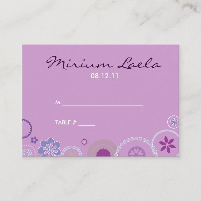 KRAZY POLKA DOT Table Placer la carte (Devant)