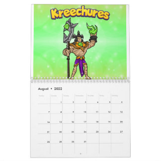 Kreechures-Deck 2 Calendar