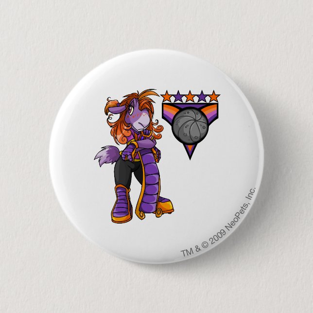 Kreludor Team Captain 1 2 Inch Round Button (Front)