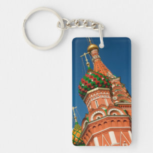 Kremlin, Vasiliy Blessed   Moscow, Russia Keychain