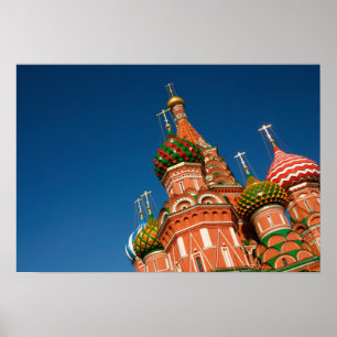 Kremlin, Vasiliy Blessed   Moscow, Russia Poster
