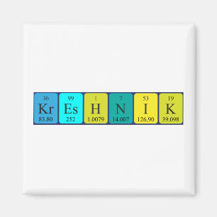 Kreshnik periodic table name magnet