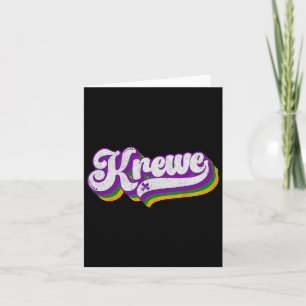 Krewe Mardi Gras Carnival Costume Men Women  Card