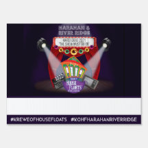 Krewe of House Floats - Harahan & River Ridge Sign