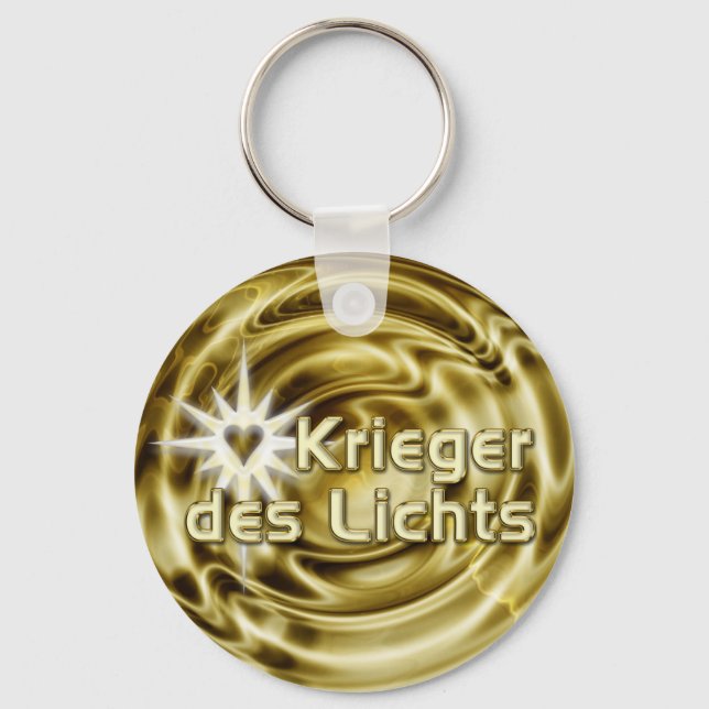 KRIEGER DES LICHTS | golden waves Keychain (Front)