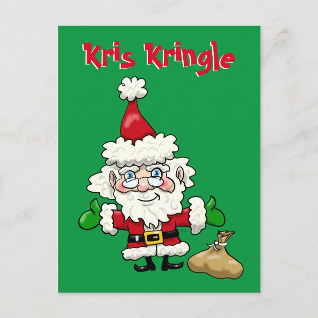 Kris Kringle Postcard (Front)