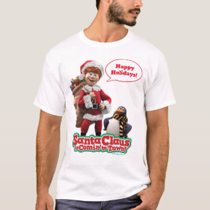 Kris Kringle & Topper Delivering Toys T-Shirt